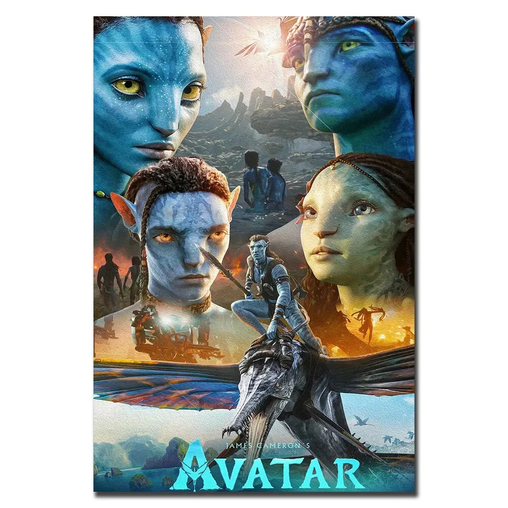 Avatar 2 Movie The Way of Water 2022 Film Canvas Paintings, Posters and Prints Picture, Unique Wall Decoration for Living Room