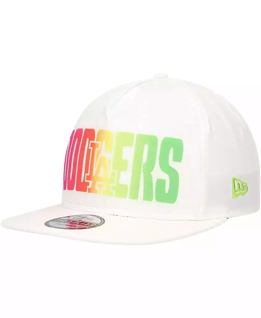 New Era | Men's White Los Angeles Dodgers Spring Spectrum Golfer Snapback Hat