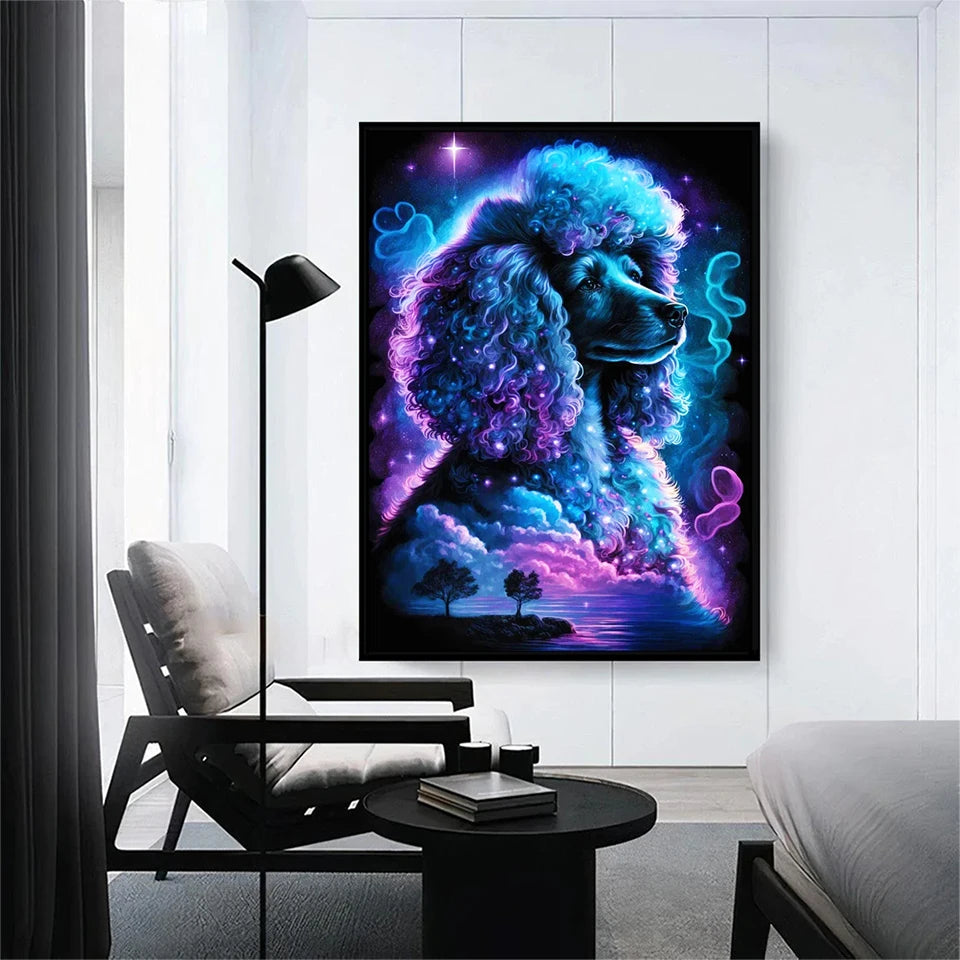 EverShine Animal Diamond Painting Lion Tiger Full Square Drill Embroidery Universe Novelty 2024 Mosaic Cat Dog Halloween Decor