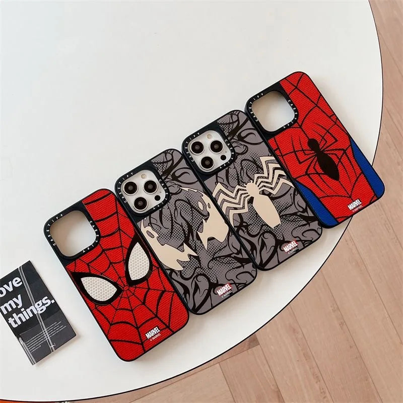 for ASETiFY Joint Venom Mask Apple 16 Pro Max15 Plus Anime Magnetic 13 Mirror 14 Case 11 Phone Case