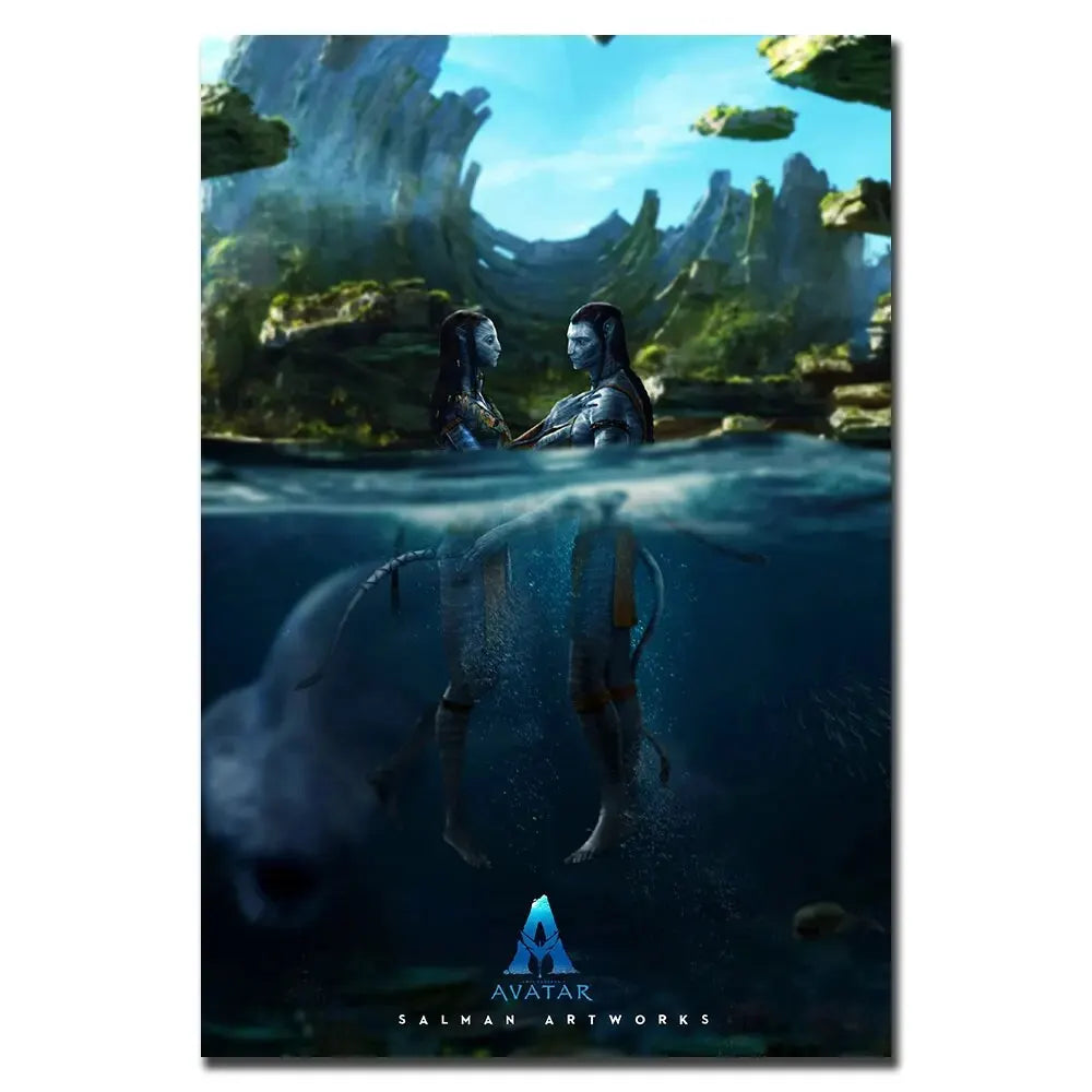 Avatar 2 Movie The Way of Water 2022 Film Canvas Paintings, Posters and Prints Picture, Unique Wall Decoration for Living Room
