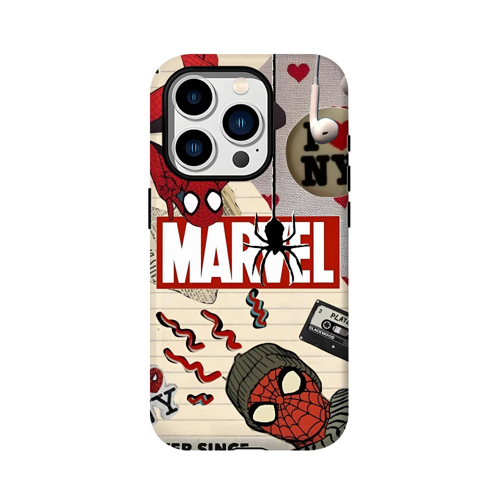 M-marvel s-spider man  Phone Case Phone Case Film shell For iPhone 16 15 14 13 12 11 Pro Max Plus