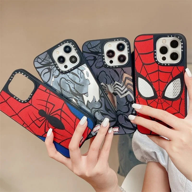 for ASETiFY Joint Venom Mask Apple 16 Pro Max15 Plus Anime Magnetic 13 Mirror 14 Case 11 Phone Case
