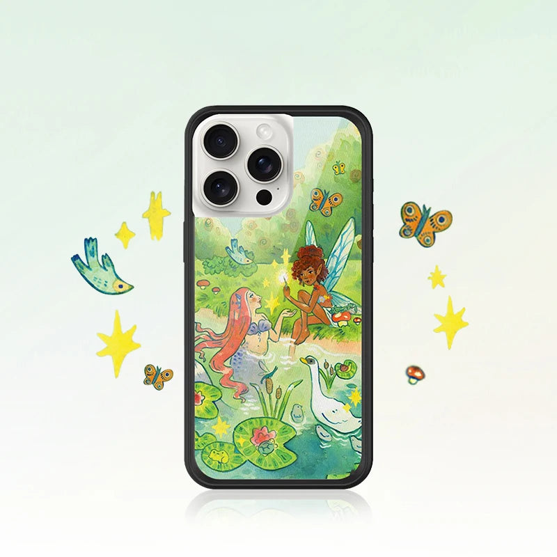 Wildflower 3D Girls bow high heels Phone Case for iPhone 15 14 13 Pro Max 13pro 14pro 15pro WF Angel Cute Cartoon Cover Funda