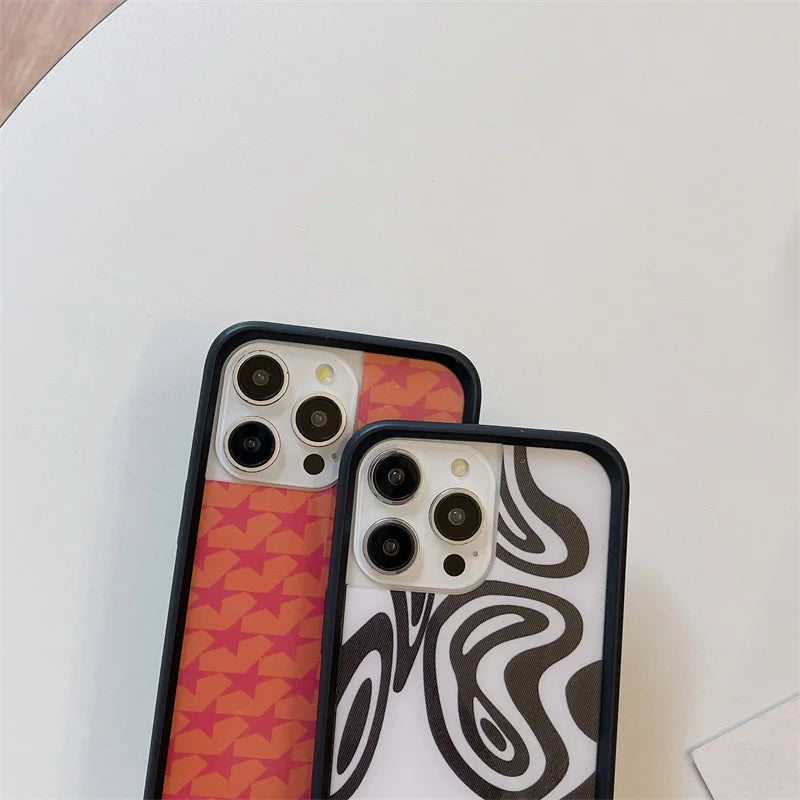 Wildflower 3D web English Skull Head Phone Case for iPhone 16 15 14 13 12 Pro Max Plus 16pro STAR WF Cute Cartoon Cover Funda