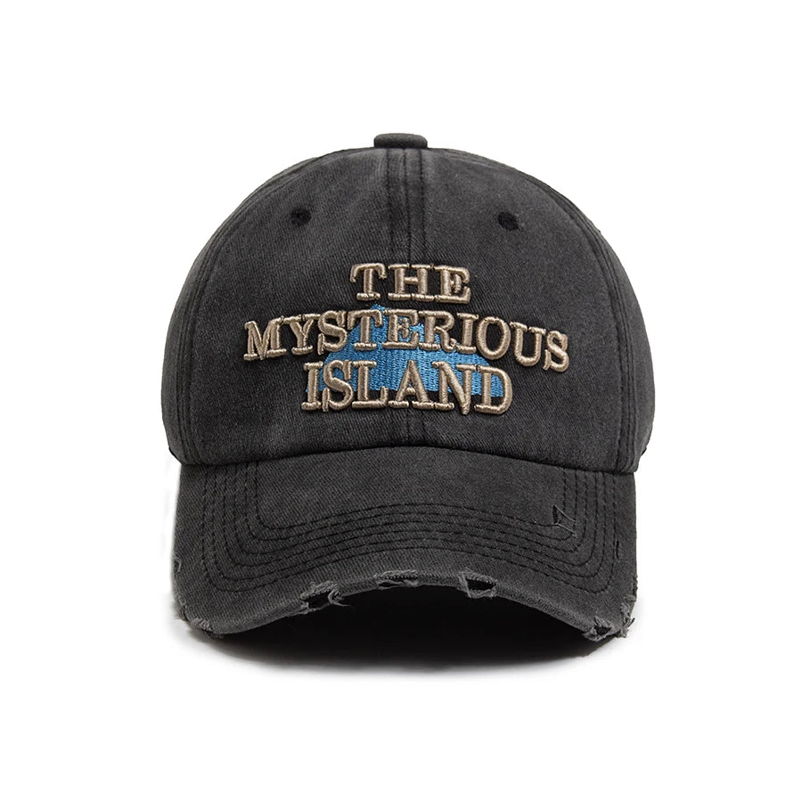 The Mysterious Island Letter Baseball Cap For Men Cotton Fashion Casual Snapback Women Vintage Hat Visor Hip Hop Caps Unisex