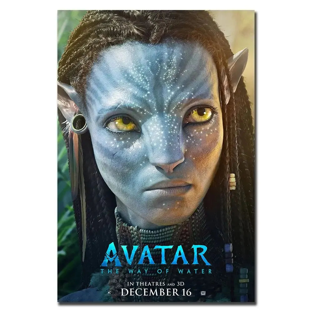 Avatar 2 Movie The Way of Water 2022 Film Canvas Paintings, Posters and Prints Picture, Unique Wall Decoration for Living Room