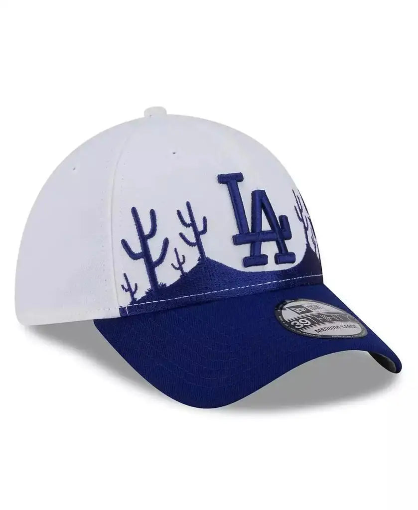 New Era | Men's White/Royal Los Angeles Dodgers 2025 Spring Training Landscape 39THIRTY Flex Hat
