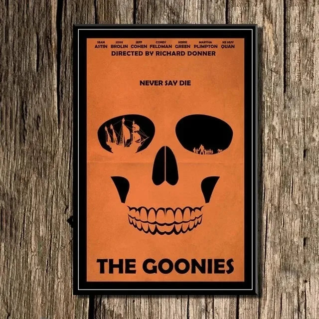 Classic The Goonies Moives Posters Print Wall Art Canvas Painting Films HD Picture for Living Room Home Decor Frameless Gift