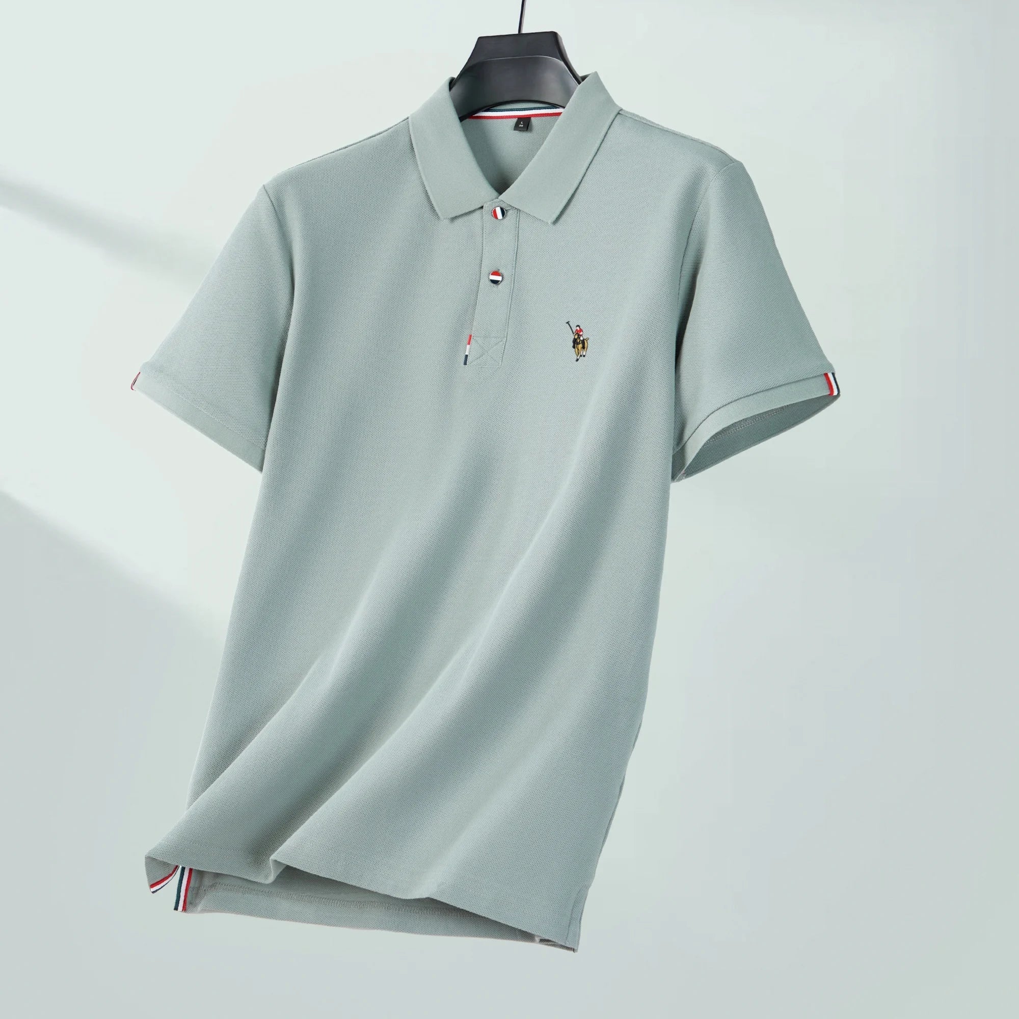 100% pure cotton men's high-end brand short sleeve polo shirt summer fashion hot selling pony embroidery golf top casual T-shirt