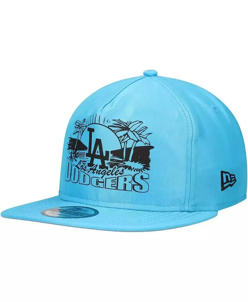 New Era | Men's Blue Los Angeles Dodgers Neon Golfer Snapback Hat