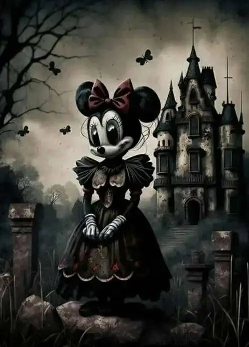 Gothic Disney Mickey Mouse Full Sale Element Drawing Offers 5d Art Stitch Mosaic Diamond Painting Wall Bathroom House Decoration