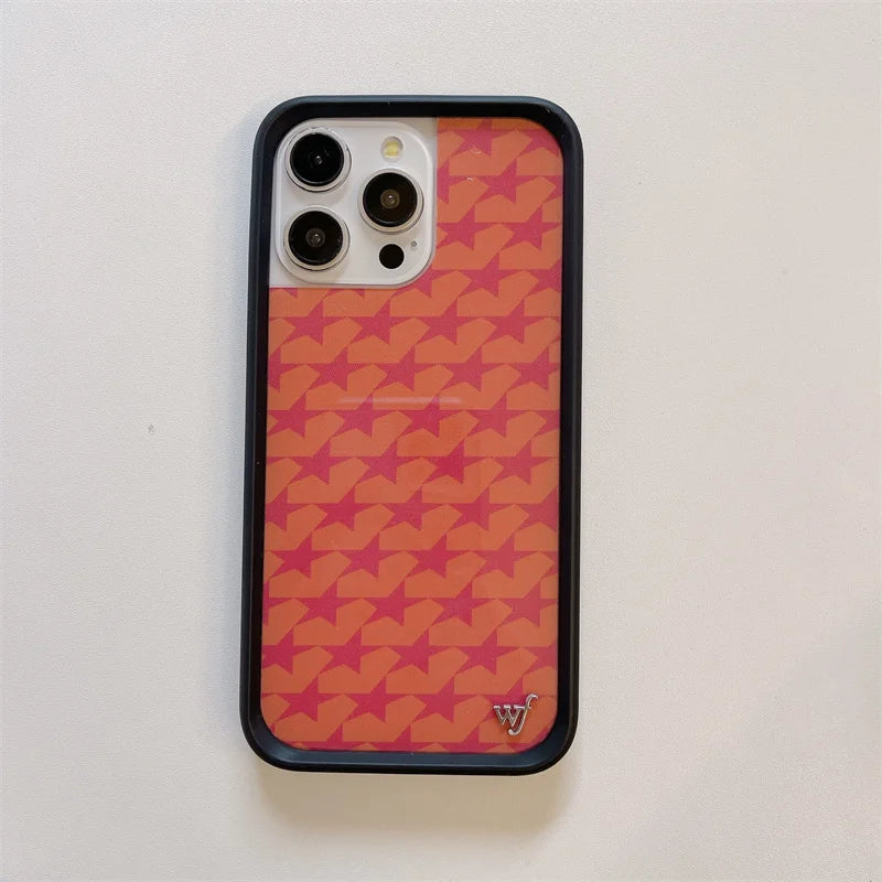 Wildflower 3D web English Skull Head Phone Case for iPhone 16 15 14 13 12 Pro Max Plus 16pro STAR WF Cute Cartoon Cover Funda