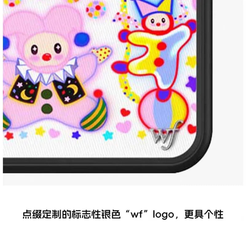 Wildflower Clown Around Cute Phone Case for iPhone 12 13 14 15 16 Pro Max Plus 16pro 15pro WF 3D costume party Cover Funda