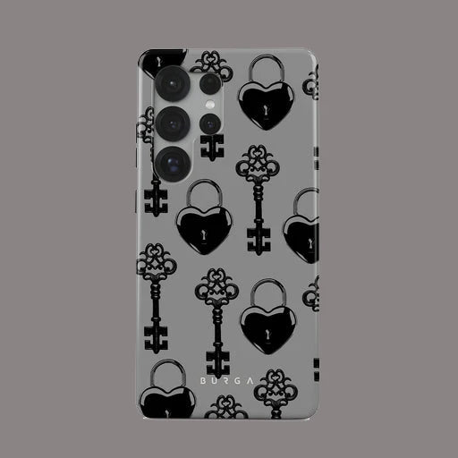 Keyholder BURGA Phone Case for Samsung Galaxy S25 S24 S23 S20 FE Plus Ultra 4G 5G Glossy Film Hard PC Cover