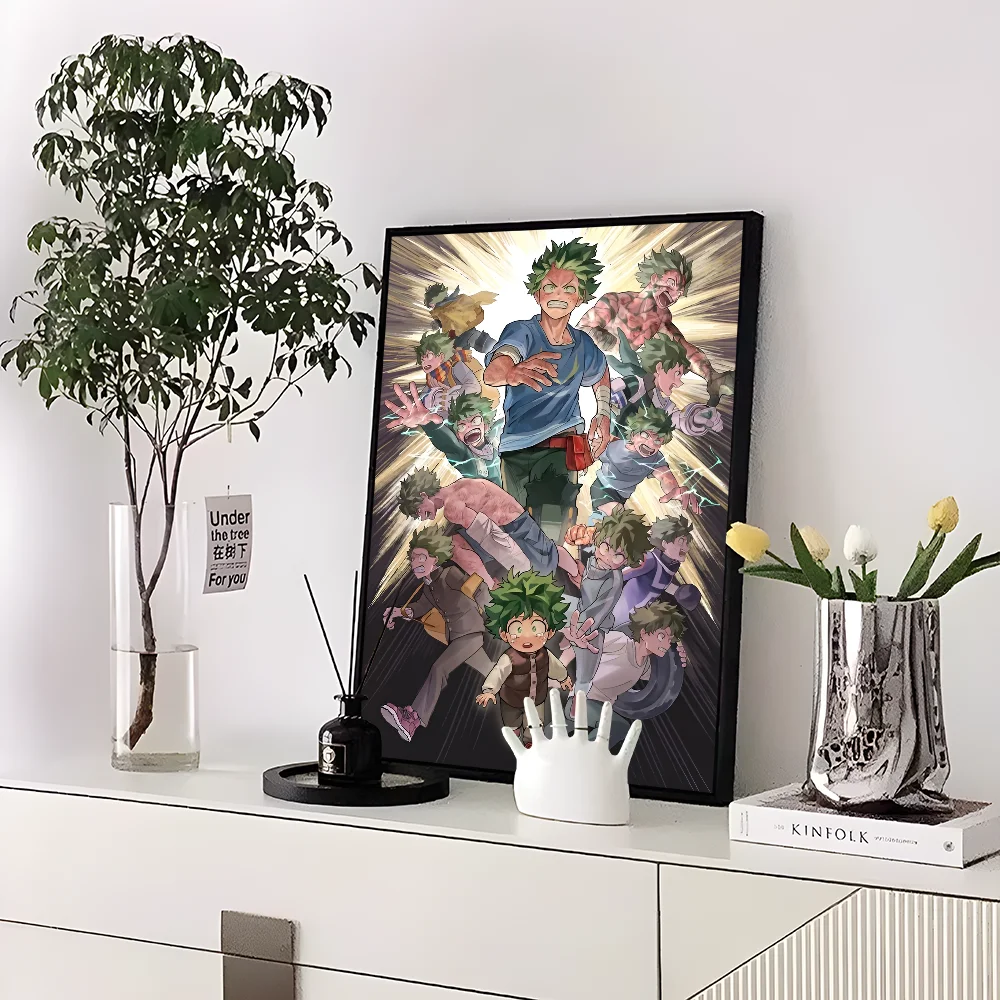 My Hero Academia Kaminari Denki  Classic Anime Poster Fancy Wall Sticker for Living Room Bar Decoration Decor Art Wall Stickers