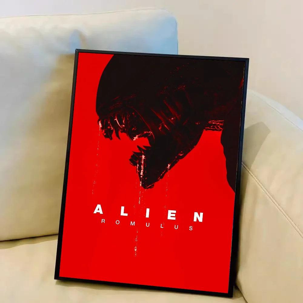 Movie a-Alien Romulus Anime Posters Sticky Whitepaper Prints Posters Artwork Kawaii Room Decor