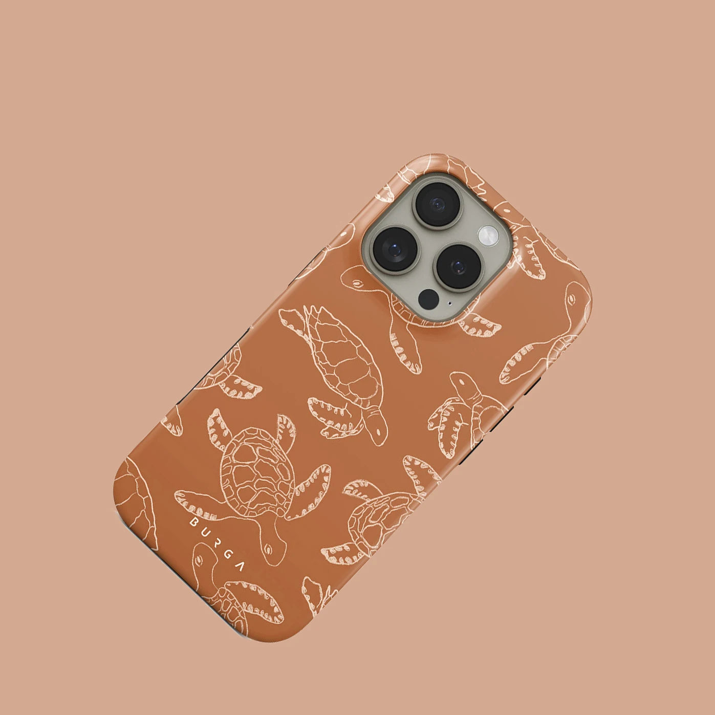 Earth Shell BURGA Phone Case for iPhone 16 15 14 13 12 11 X XS XR XSMAX 7 8 Pro Max Plus Luxury Double-layer Back Cover