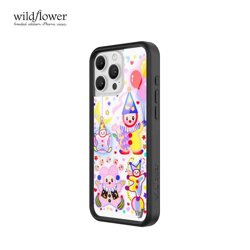 Wildflower Clown Around Cute Phone Case for iPhone 12 13 14 15 16 Pro Max Plus 16pro 15pro WF 3D costume party Cover Funda