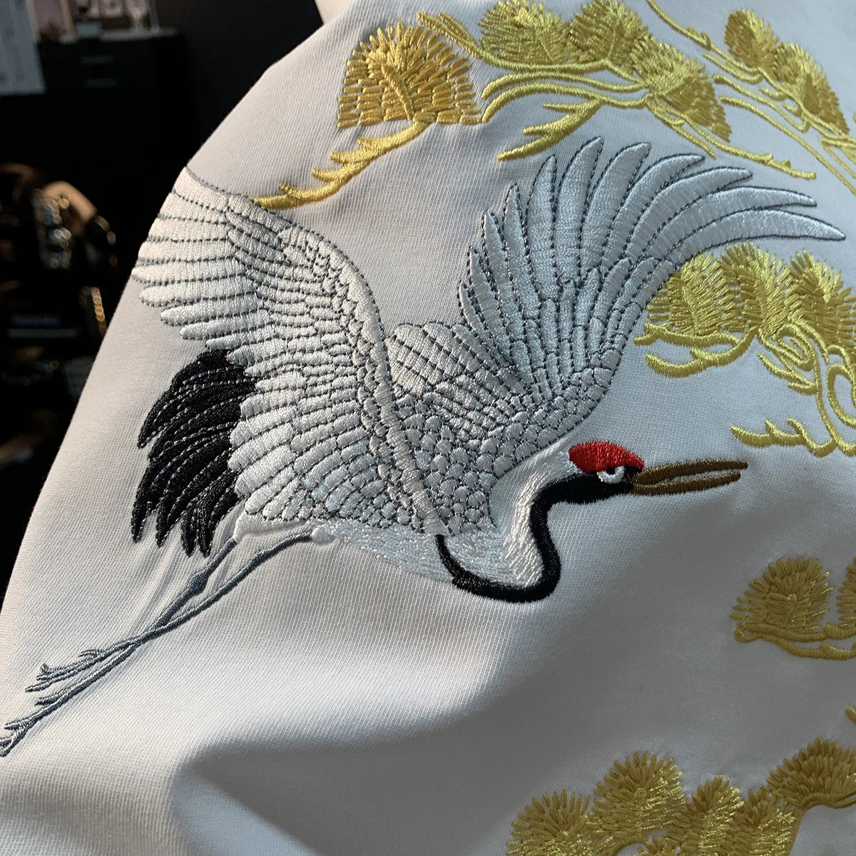 Chinese ethnic style embroidered printed short sleeved T-shirt for men's summer fashion, casual, versatile and trendy top