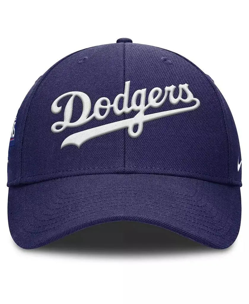 Nike | Men's Navy Los Angeles Dodgers Rise Gaberdine Adjustable Hat