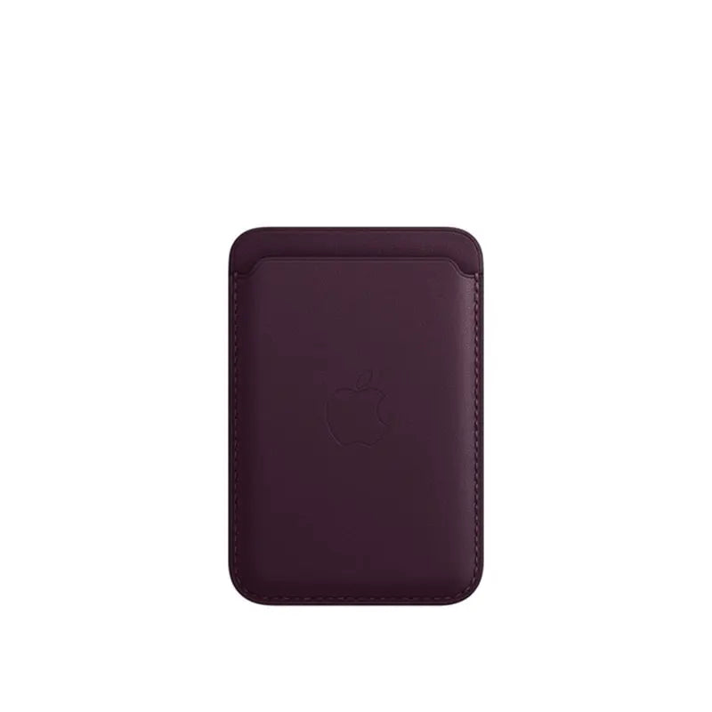 Luxury Original Apple Magsafe Leather wallet Case For iPhone 13 12 14 15 16 Pro Max S24 Card Holder Phone Bag Cover Accessories