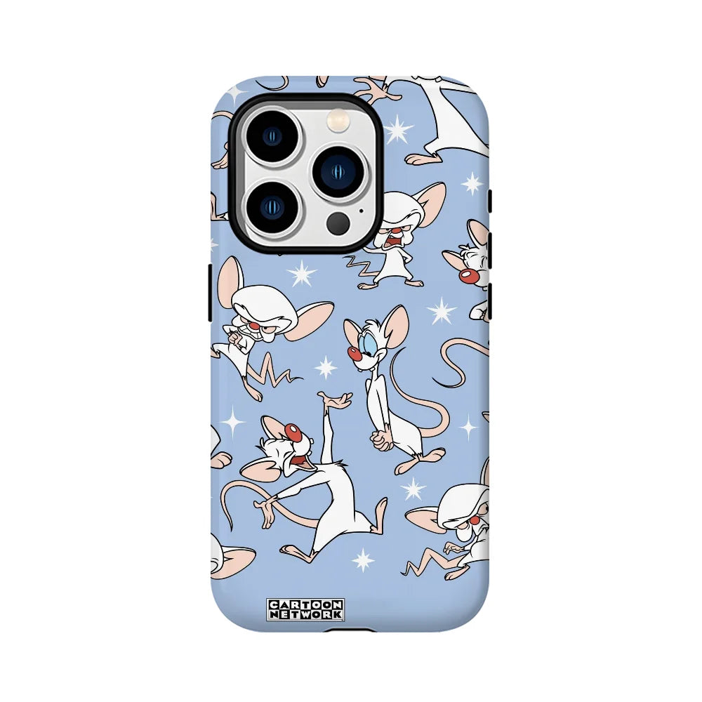 Cartoon Pink And The B-Brain Repeat Phone Case Phone Case Film shell For iPhone 16 15 14 13 12 11 Pro Max Plus