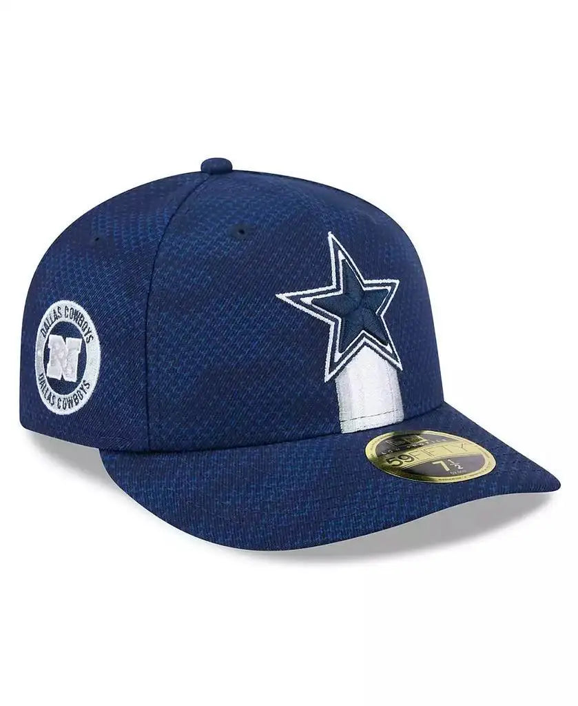 New Era | Men's Navy Dallas Cowboys 2024 Sideline Low Profile 59FIFTY Fitted Hat
