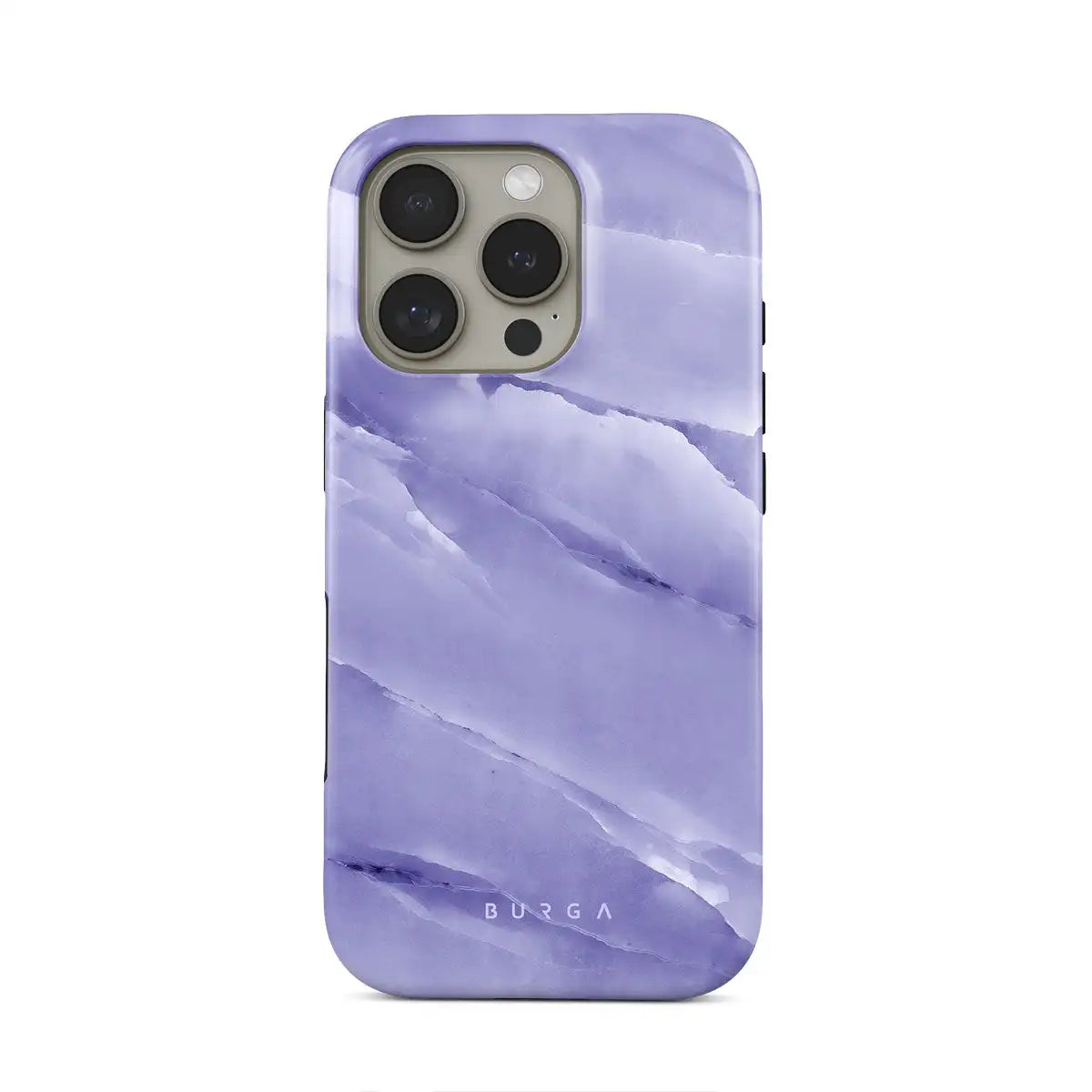 Lavender Dream BURGA Phone Case for iPhone 16 15 14 13 12 11 X XS XR XSMAX 7 8 Pro Max Plus Luxury Double-layer Back Cover
