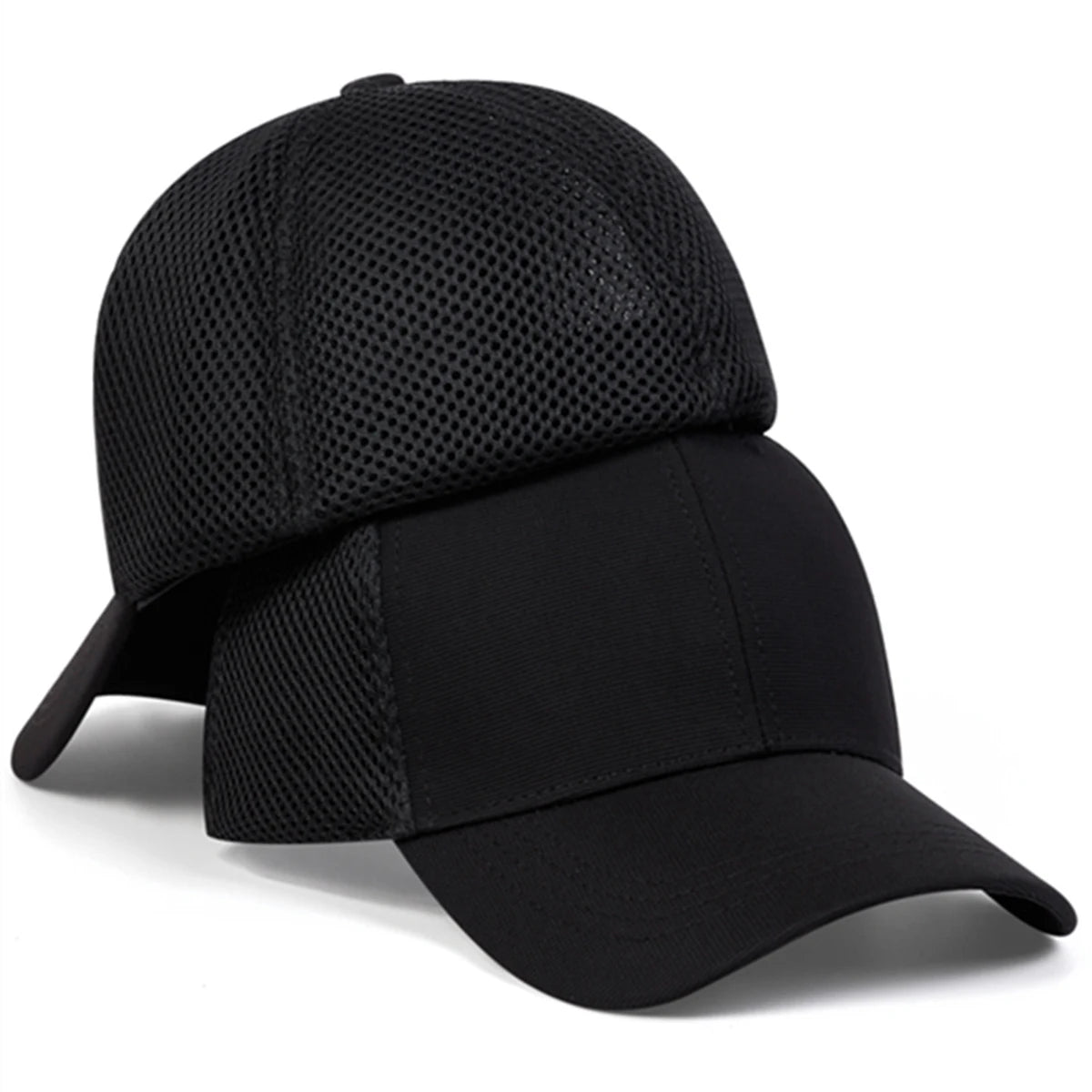 Unisex Rear Sealing Light Plate Baseball Net Caps Spring and Summer Outdoor Casual Hats Sunscreen Hat