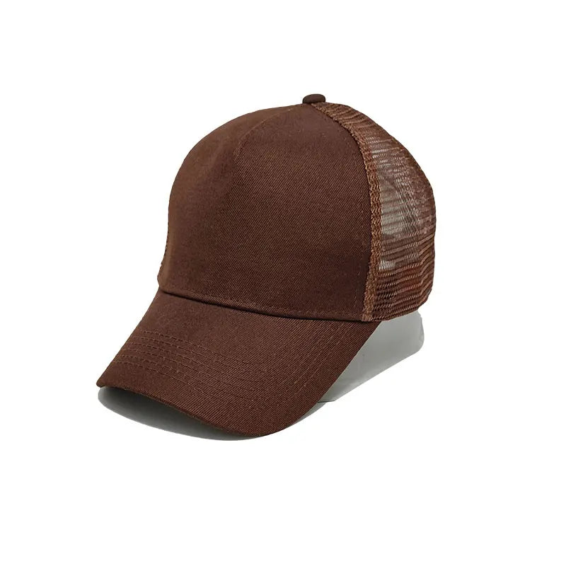 Wholesale Hat Men's Baseball Caps Unisex Casual Decorative Travel Hats Adult Tennis Caps Mesh Hats Custom Embroidery Print Logo