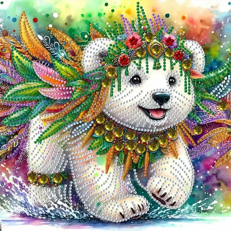 GATYZTORY 30*30cm Animal Decor Partial Special Shaped Drill 5D DIY Diamond Painting Kit Drill Diamond Embroidery Crafts Home Dec