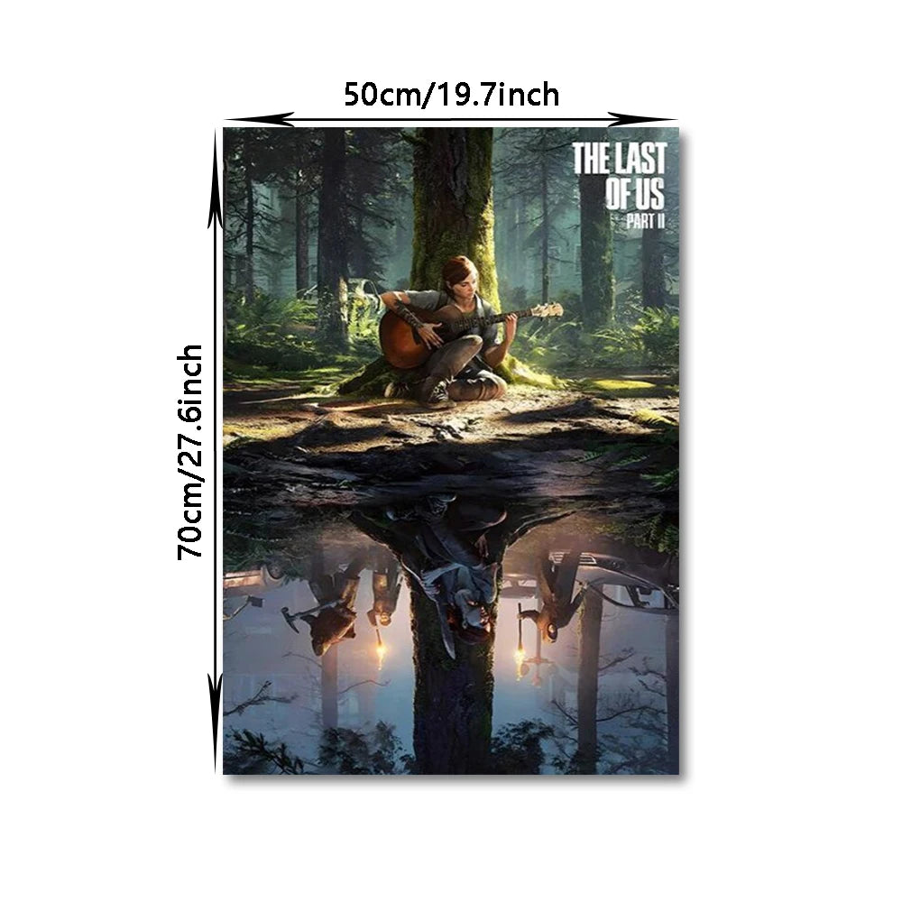 KSUMRET Movie Game Canvas Wall Art Print Poster Decorative Painting Modern Home Decor Give Movie Gift Unframed