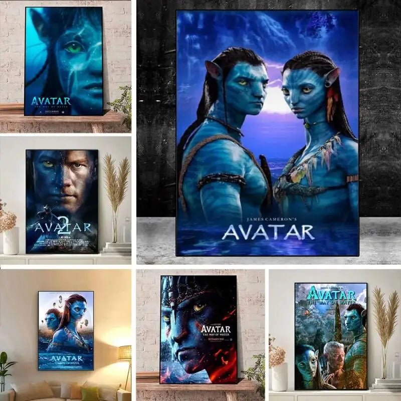 Avatar 2 Movie The Way of Water 2022 Film Canvas Paintings, Posters and Prints Picture, Unique Wall Decoration for Living Room