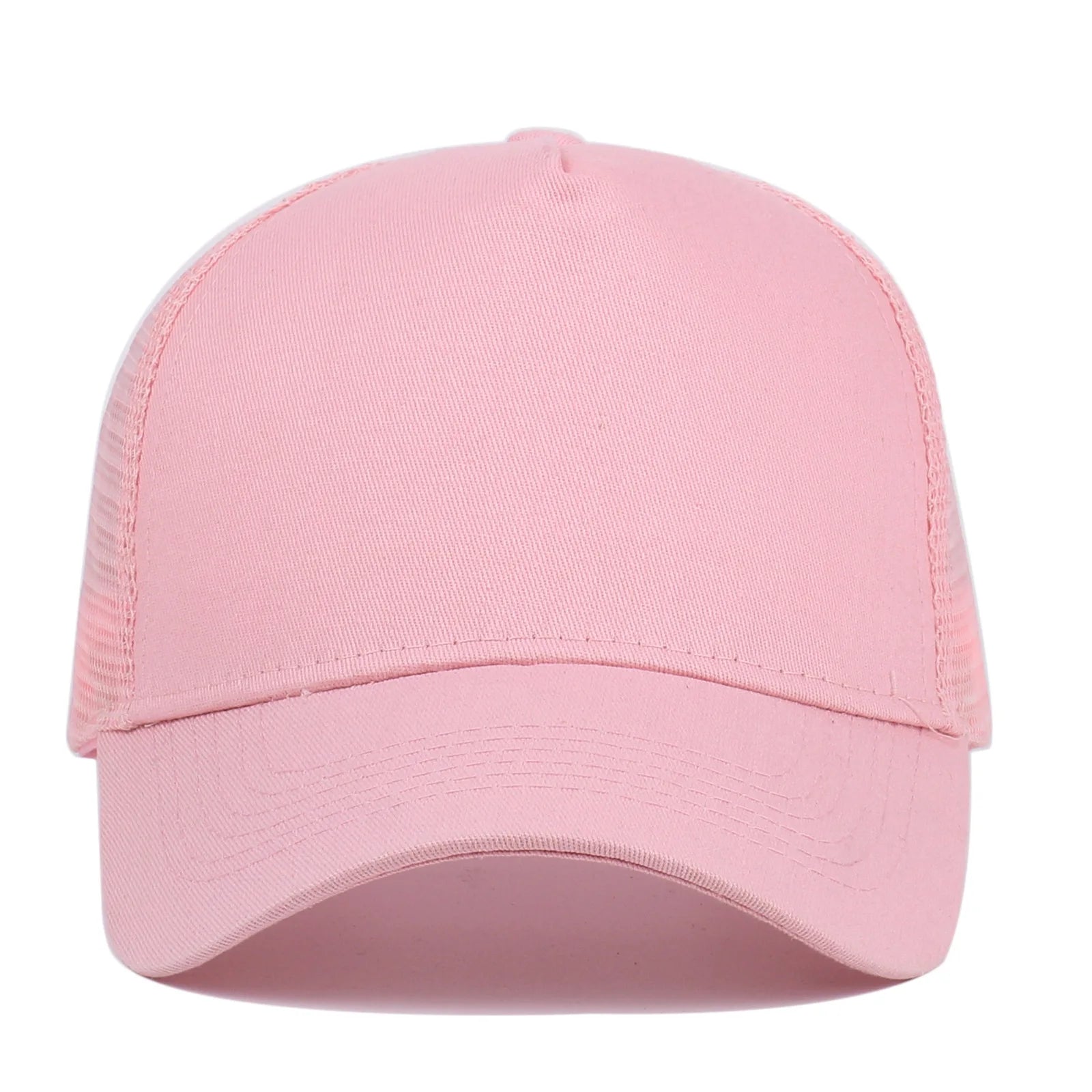 Custom Logo 5 Panel Baseball Cap For Women Men Cotton Embroidery Print Text Trucker Dad Hat Summer Outdoor Casual Mesh Hats