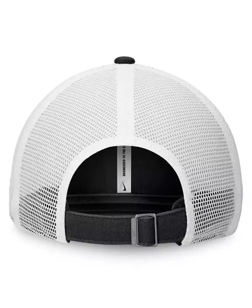 Nike | Men's Black Los Angeles Dodgers Rise Adjustable Trucker Hat