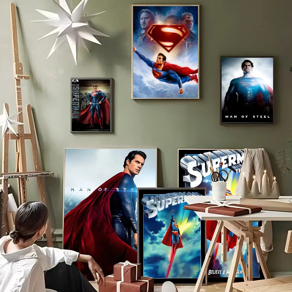 Hot Movie S-Super-heroS Anime Posters Sticky HD Quality Poster Wall Art Painting Study Wall Decor