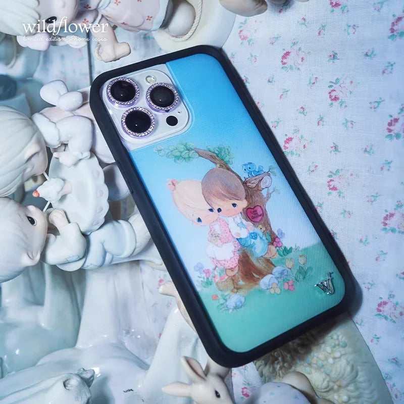 Wildflower Precious Moments Phone Case for iPhone 12 13 14 15 16 Pro Max Plus 16pro 15pro WF Angel Love Cherub Cover Cases