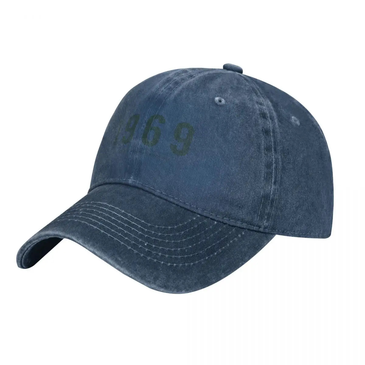 50th Birthday Gift 1969 Retro Unisex Baseball Cap Distressed Denim Washed Cap Hat Vintage Outdoor Summer Adjustable Snapback Hat
