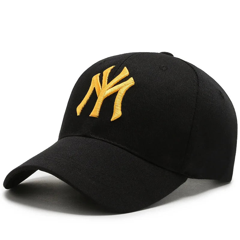 Fashion New MY Embroidered Baseball Cap Men Women Outdoor Sport Visor Sun Hat Adjustable Breathable Snapback Hip Hop Hats Gorras
