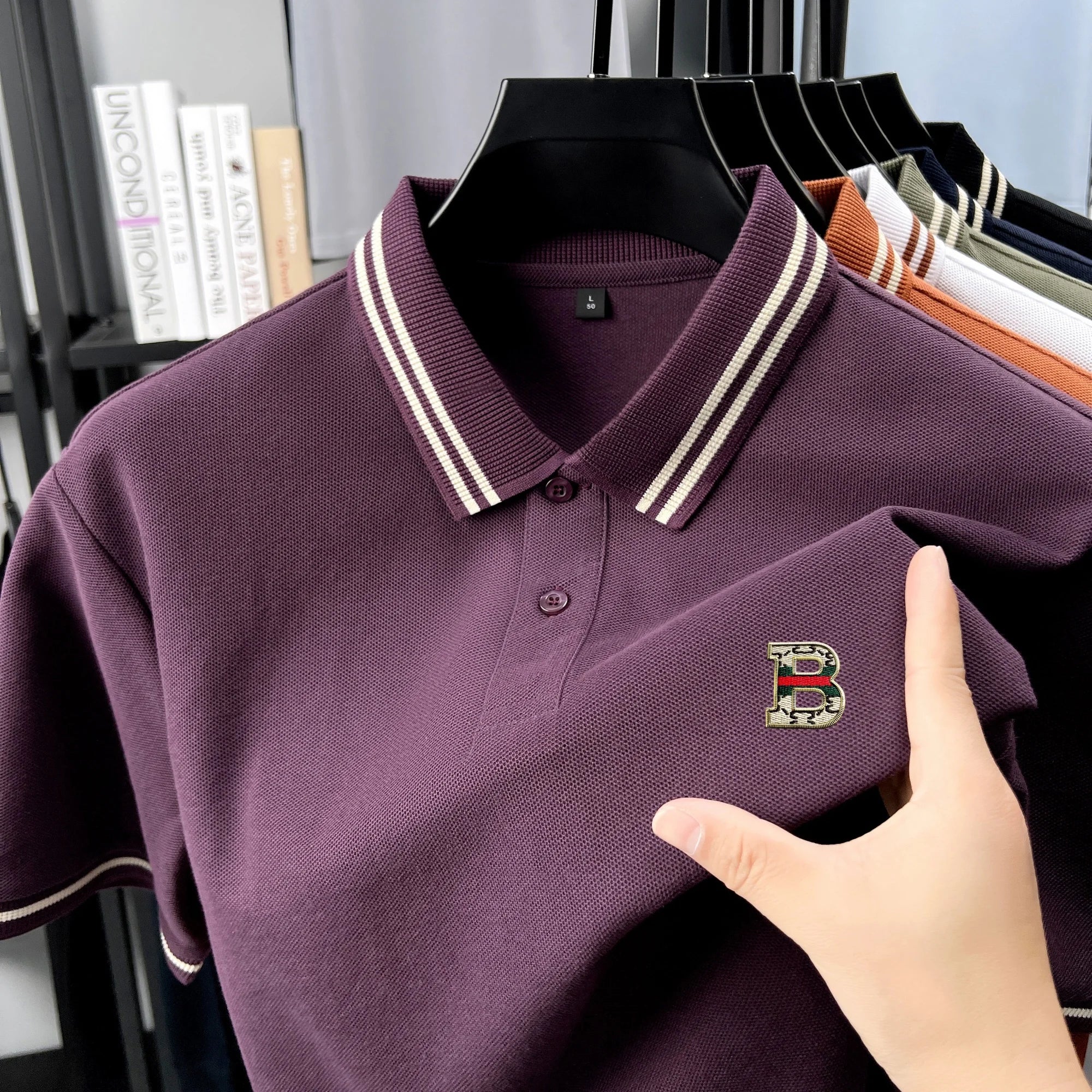 100% pure cotton summer mens custom relief design short sleeve new fashion hot selling polo shirt breathable comfort T-shirt top