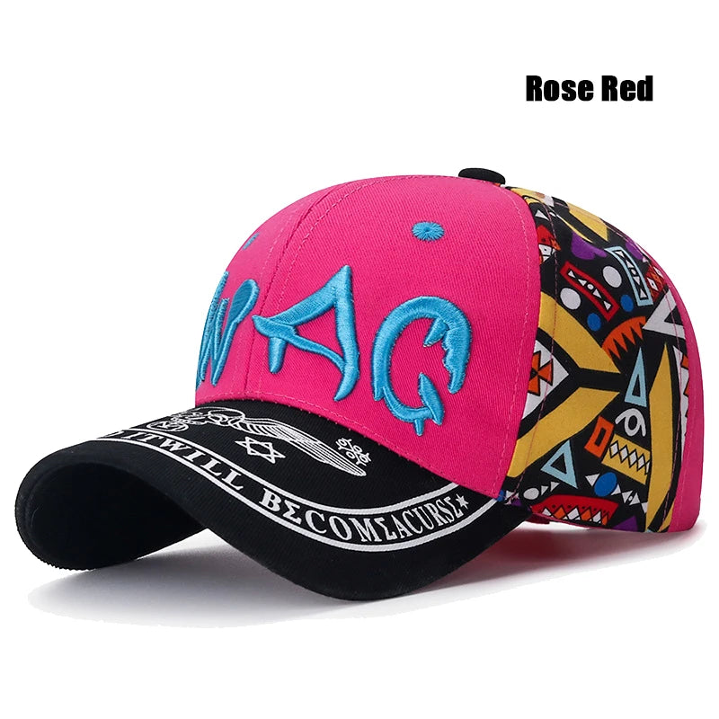 Letter Embroidery Cotton Adjustable Baseball Cap Sun Hat Trucker Caps Dad Hats