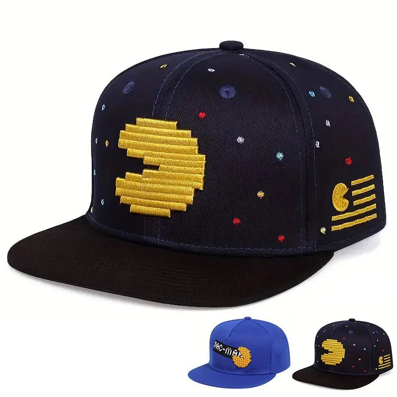 Unisex Monsters eat beans Embroidery Hip-hop Hats Outdoor Adjustable Casual Baseball Caps Sunscreen Hat