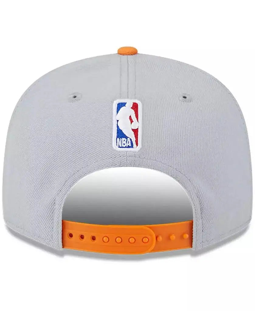 New Era | Men's Gray, Orange Phoenix Suns Tip-Off Two-Tone 9FIFTY Snapback Hat