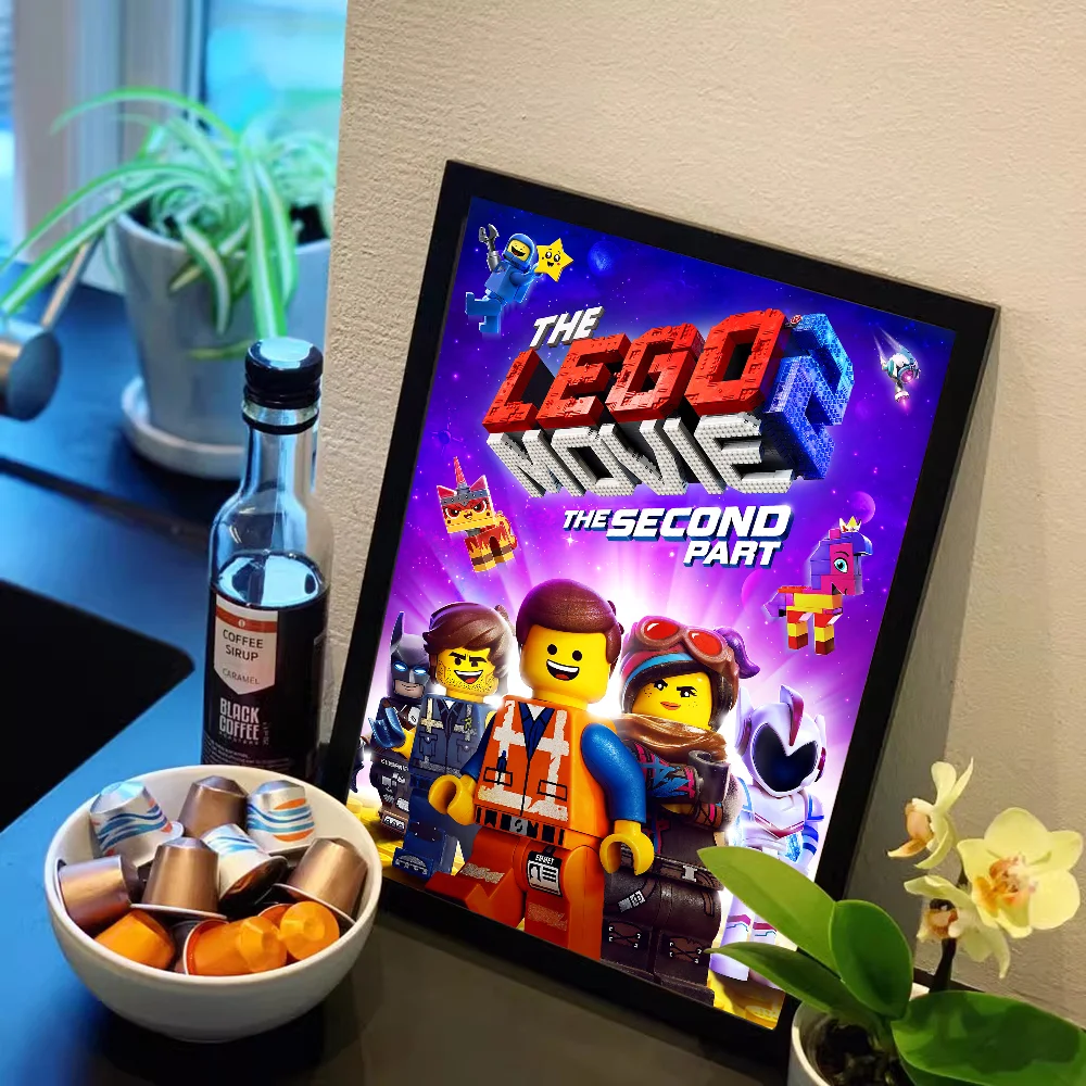 Abstract Funny L-Legos Anime Posters Sticky HD Quality Wall Art Retro Posters for Home Room Wall Decor