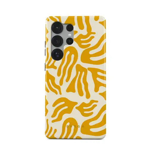 Sunbeams BURGA Phone Case for Samsung Galaxy S25 S24 S23 S20 FE Plus Ultra 4G 5G Glossy Film Hard PC Cover