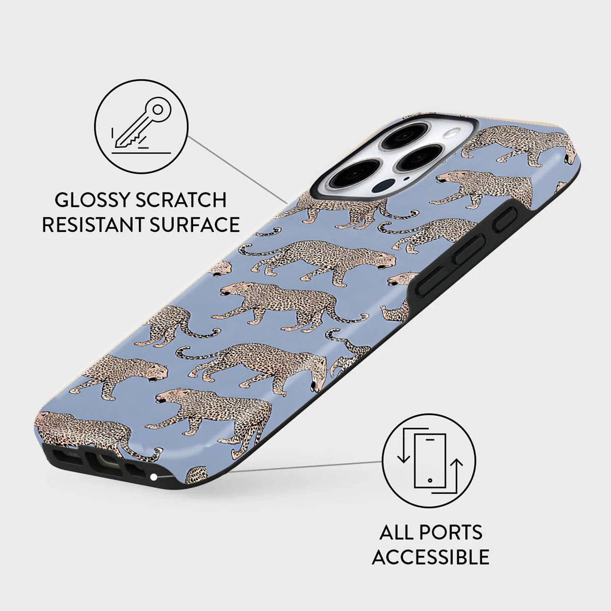 Animal Leopard Funda Case For iPhone 16ProMax 15 14Plus 13 12 11 Acrylic TPU Dual Layer Two in One Magnetic Phone Cover