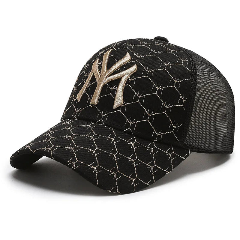 Fashion New MY Embroidered Baseball Cap Men Women Outdoor Sport Visor Sun Hat Adjustable Breathable Snapback Hip Hop Hats Gorras