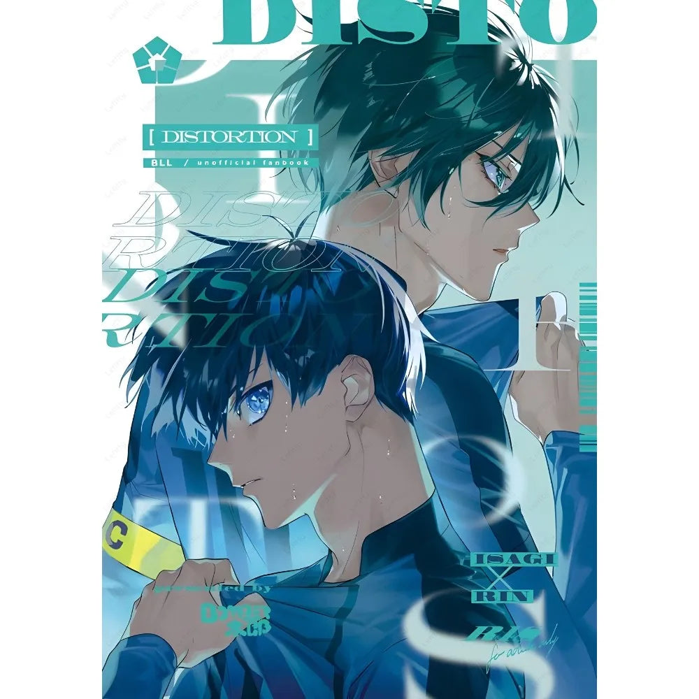 Anime B-BLUE LOCK Football Catoon Poster Corridor Wall Art Printing Waterproof Home Living Bed Room Decor