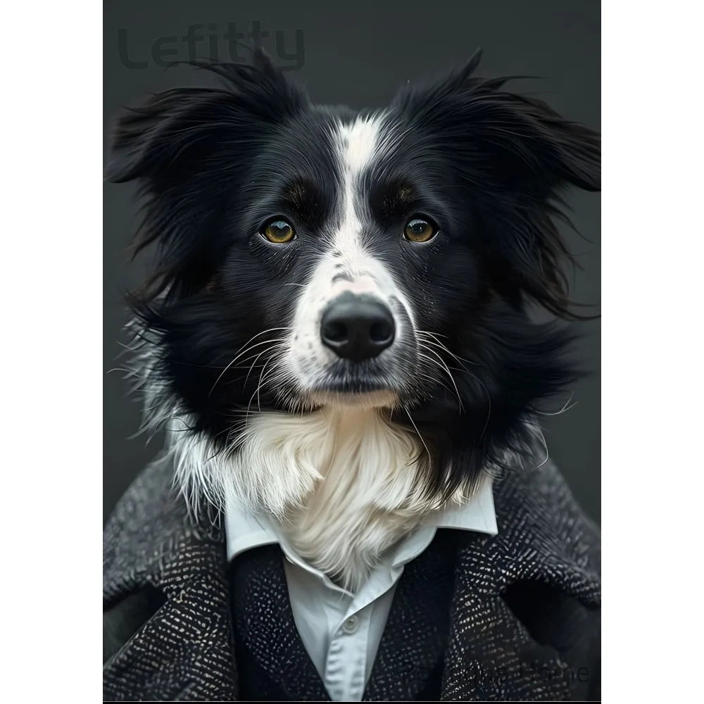 Dog friend funny spoof gift Poster 1pc Living room wall decor aesthetic Hallway Bedroom Bathroom Bar Festive Creative waterproof